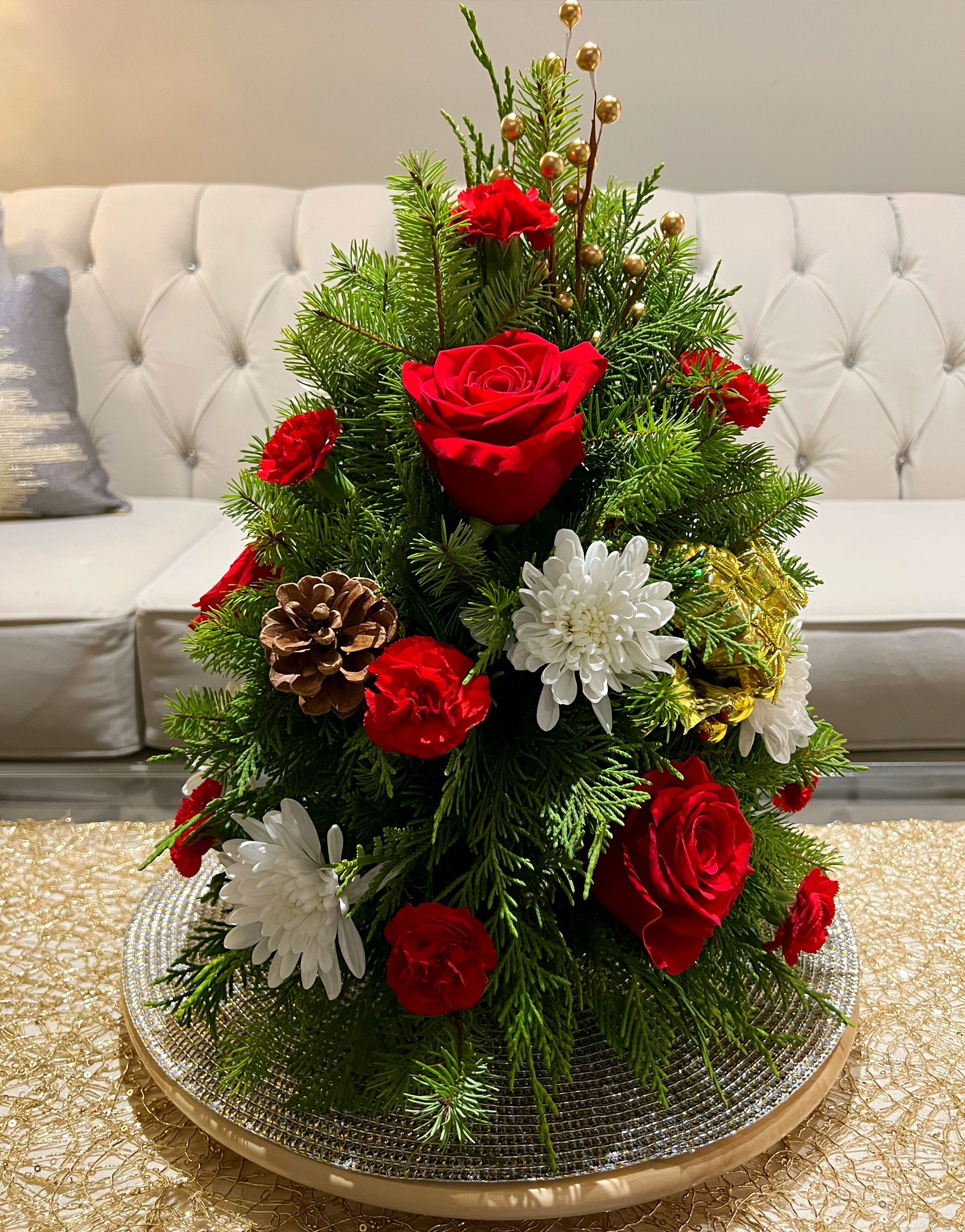 All Is bright Christmas tree SANDRA S FLOWER BOUTIQUE