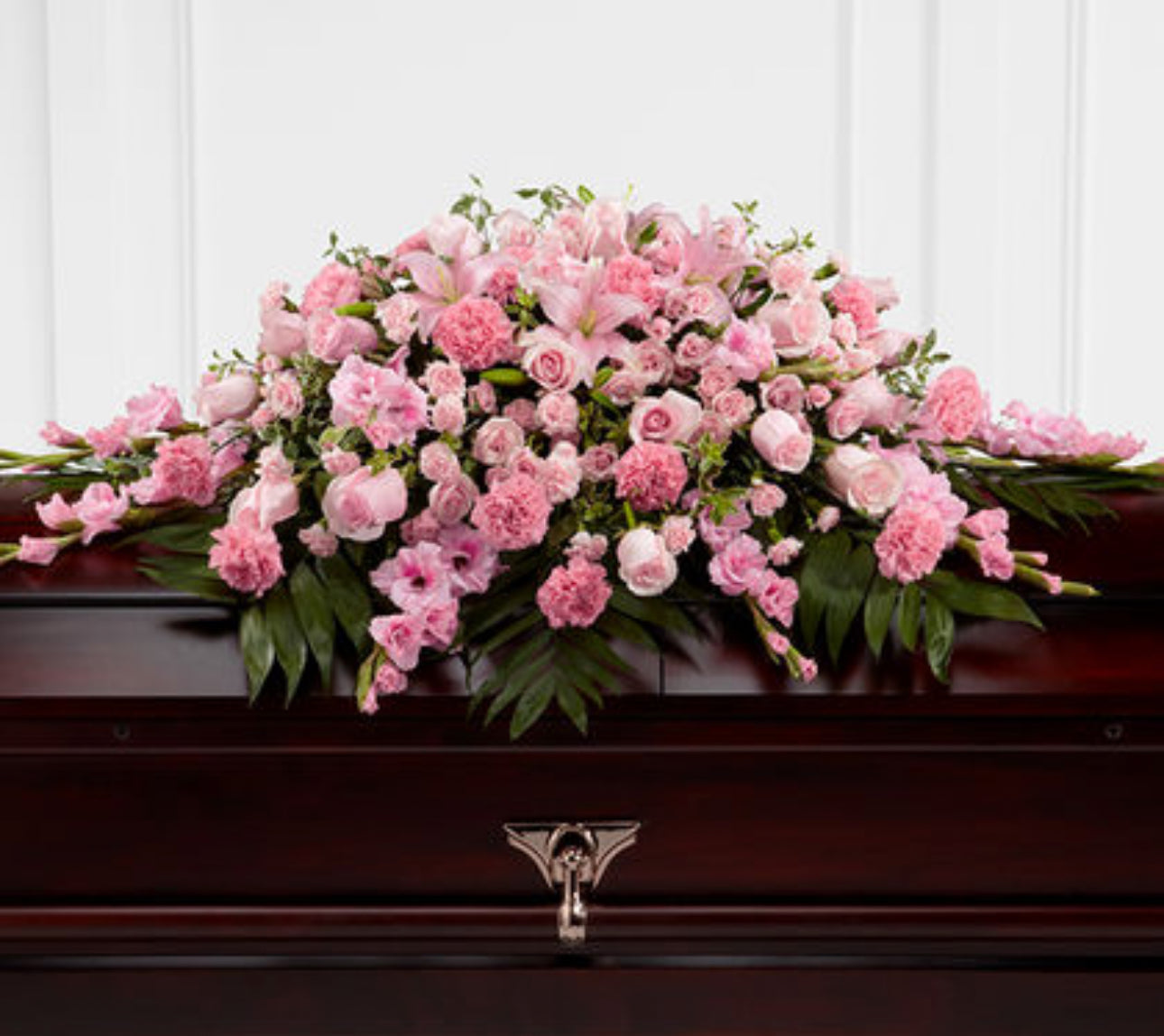 Pink Casket Spray